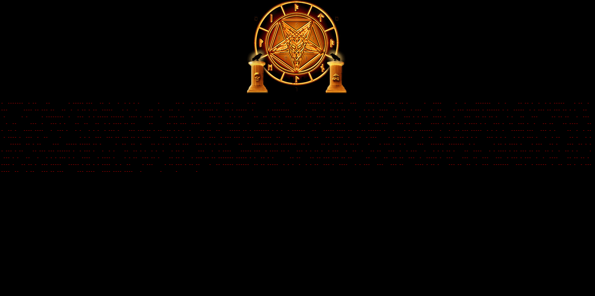 screenshot of belial.org